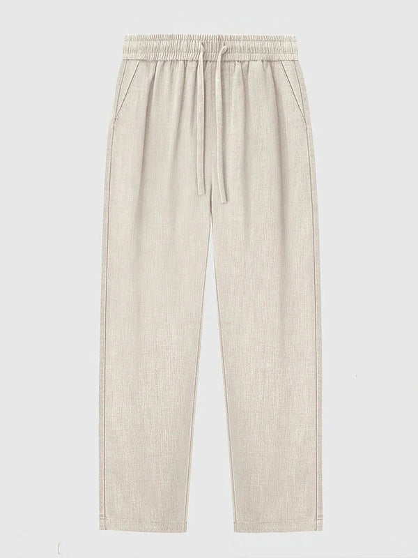 PORTO Linen Drawstring Trousers